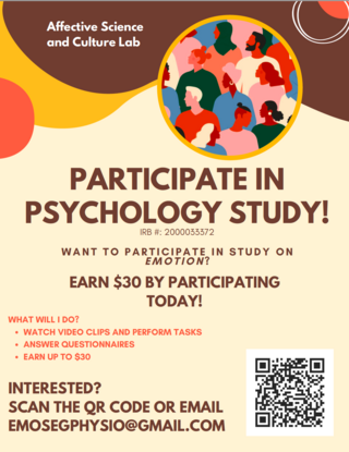 Emotion Segmentation Physiology Study Flyer